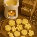 Set Wax Melts Summer Love cu difuzor ceramic și forme florale parfumate