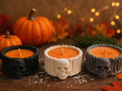 Lumanare parfumata Skull Glow