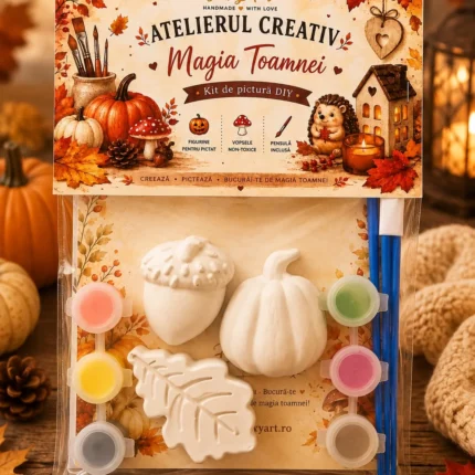Kit de pictură DIY pentru copii Magia Toamnei Mini Kit FoxyArt